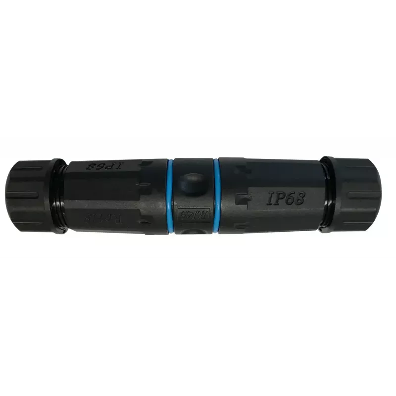 RJ45 Cat.6 IP68-Adapter EFB Elektronik Modell IP68DFKRJ45WP – wasserdichter Ethernet-Steckverbinder