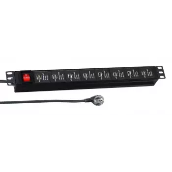 Power extension EFB Elektronik EK631USB.1 3 m Indoor Schwarz