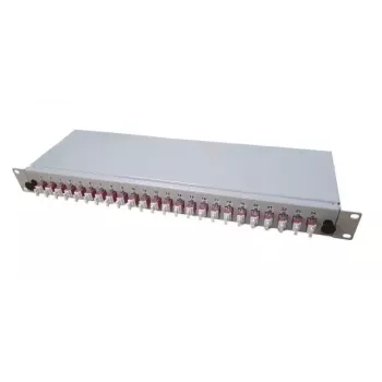 Spleißkassette EFB Elektronik B65901.12OM4, Kapazität für 12 Spleiße, grau, Innenbereich, 482×170×44 mm