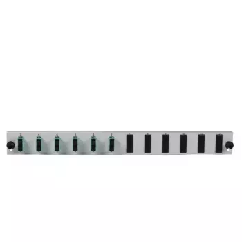 Patchpanel-Zubehör EFB Elektronik SB-FP-6SC-D-V-OM4 — Rackmontage 1U, 432×13×43,5 mm, grau