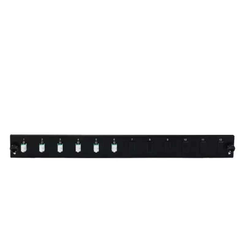 Patchpanel-Zubehör EFB Elektronik SB-FP-6SC-S-OS2 — 1U Rack-Montage, 432×13×43,5 mm, grau