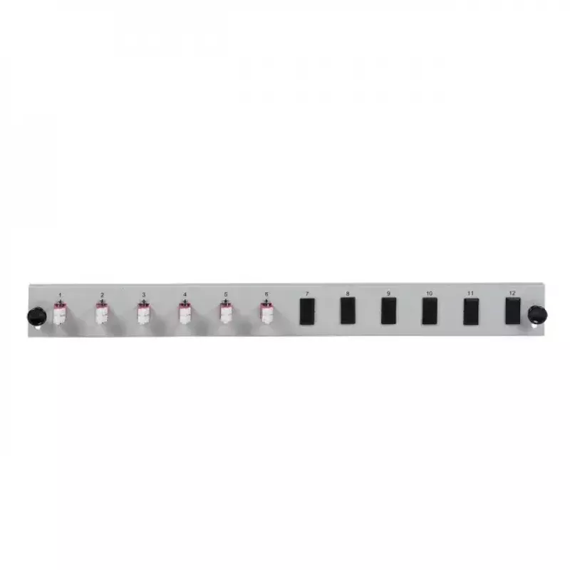 Patchpanel-Zubehör EFB Elektronik SB-FP-6SC-S-OS2 — 1U Rack-Montage, 432×13×43,5 mm, grau