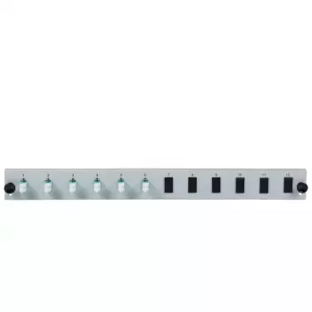 Patchpanel-Zubehör EFB Elektronik SB-FP-6SC-S-OS2 — 1U Rack-Montage, 432×13×43,5 mm, grau
