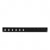 Patch Panel-Zubehör EFB Elektronik SB-FP-S-6SC-S-OM3 — 1HE Rackeinbau, 6 SC-Buchsen, OM3, 432×13×43,5 mm, schwarz