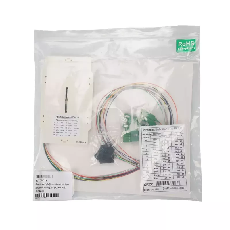 Glasfaserstecker SC Male EFB Elektronik 53100.211 OS2