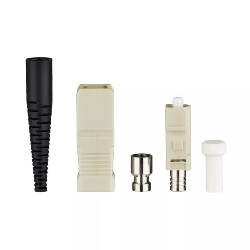 Glasfaserstecker SC Male EFB Elektronik 53206.21 – SC Simplex-Stecker, beige/schwarz
