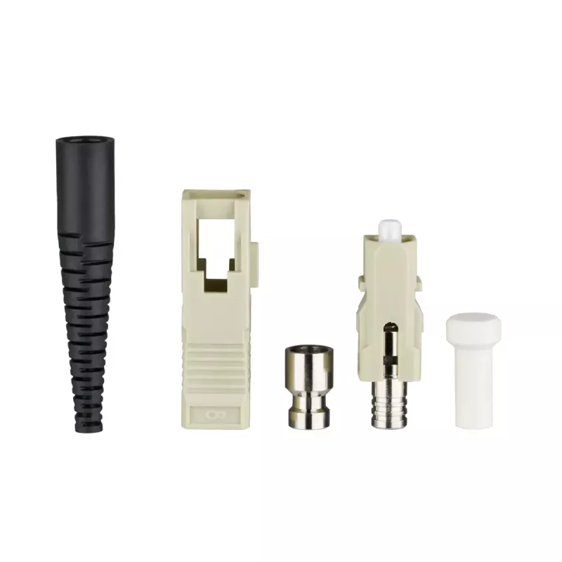 Glasfaserstecker SC Male EFB Elektronik 53206.21 – SC Simplex-Stecker, beige/schwarz