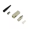 Glasfaserstecker SC Male EFB Elektronik 53206.21 – SC Simplex-Stecker, beige/schwarz