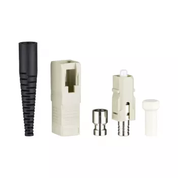 Glasfaserstecker SC Male EFB Elektronik 53206.21 – SC Simplex-Stecker, beige/schwarz