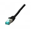 Netzwerkkabel EFB Elektronik MK6001W.0,5B 0,5 m Cat6a S/FTP Schwarz