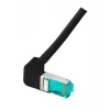 Netzwerkkabel EFB Elektronik MK6001W.0,5B 0,5 m Cat6a S/FTP Schwarz