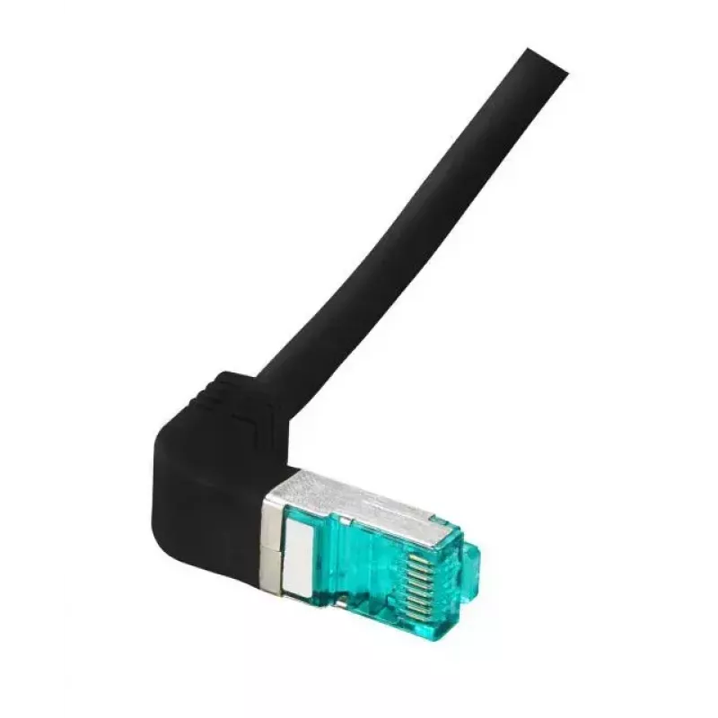 Netzwerkkabel EFB Elektronik MK6001W.0,5B 0,5 m Cat6a S/FTP Schwarz
