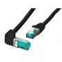 Netzwerkkabel EFB Elektronik MK6001W.0,5B 0,5 m Cat6a S/FTP Schwarz