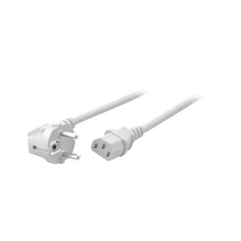 Netzkabel EFB Elektronik EK588WS.3V2 — 3 m, Typ-F-Stecker auf C13-Kupplung, 250 V 10 A, Weiß