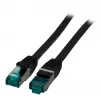 Netzwerkkabel EFB Elektronik MK6001.0,5B RJ-45 Cat6a 0.5m Schwarz
