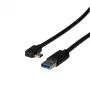 USB-A-auf-USB-C-Kabel EFB Elektronik EBUSBC-USBC5GAK.1 — 1 m, USB 3.2 Gen 1 (5 Gbit/s), schwarz