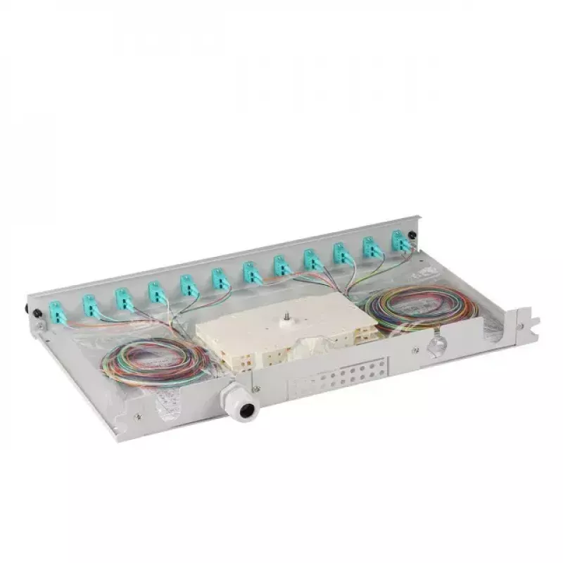 EFB Elektronik B71901L12OM3 Glasfaseradapter LC Aqua Grau Multimode