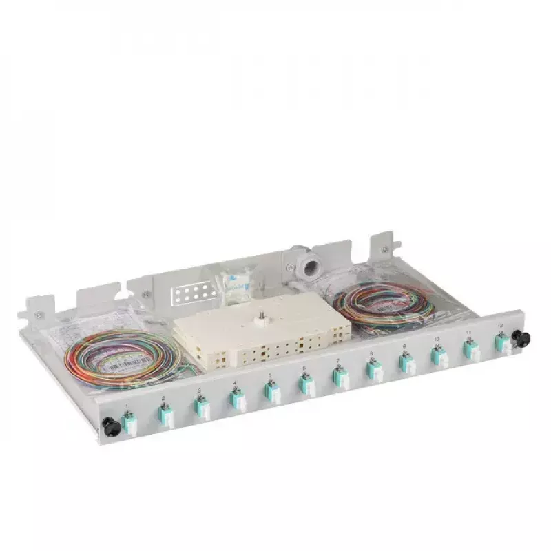EFB Elektronik B71901L12OM3 Glasfaseradapter LC Aqua Grau Multimode