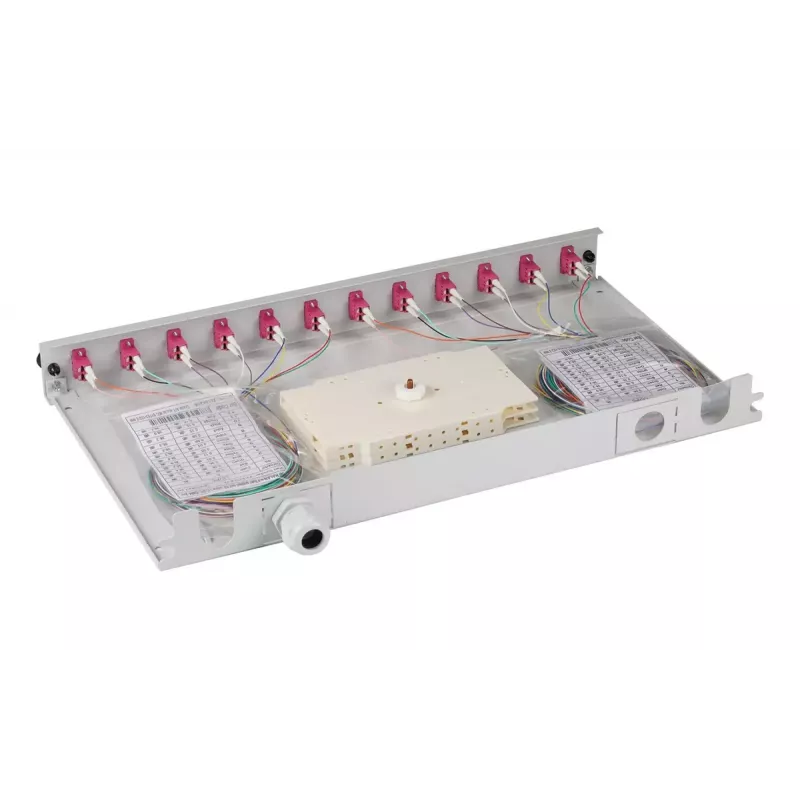 Patchpanel EFB Elektronik B71901L48OM4 1U LC OM4 Grau