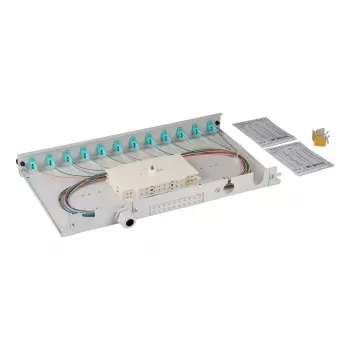 Patchpanel EFB Elektronik BA71901L12OM3 1U LC OM3 Grau