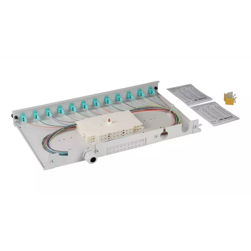 Patchpanel EFB Elektronik BA71901L12OM3 1U LC OM3 Grau