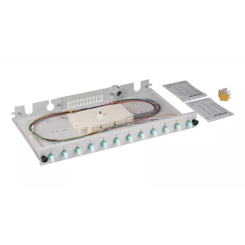 Patchpanel EFB Elektronik BA71901L12OM3 1U LC OM3 Grau