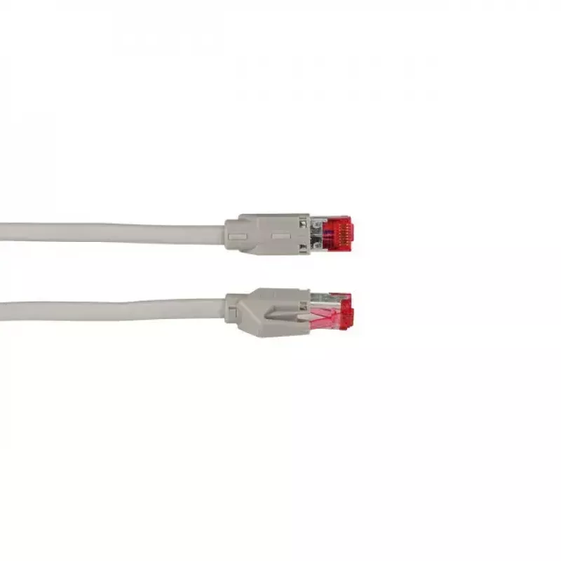 Netzwerkkabel EFB Elektronik K0700GR.10, Cat7 S/FTP (S-STP), 10 m, RJ-45 auf RJ-45, vergoldete Kontakte