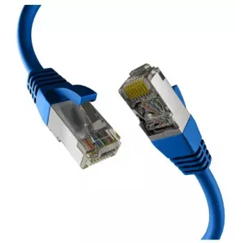 Netzwerkkabel M-Cab EC020200237 RJ-45 Cat8.1 2 m Blau