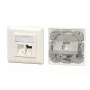 Steckdosenrahmen EFB Elektronik ET-25085V3 2 x RJ-45 Weiß