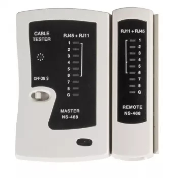 Twisted-Pair-Kabeltester EFB Elektronik 39919.1V2 RJ-11 RJ-12 RJ-45
