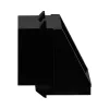 Patchpanel-Zubehör EFB Elektronik 38018.4-100, schwarz Polyurethan, Breite 16,5 mm, Tiefe 18,1 mm