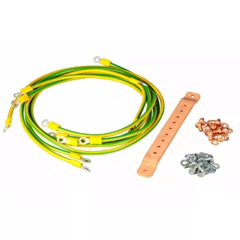 Erdungsklemmen EFB Elektronik K3930V2N Grün Gelb Kupfer Stahl