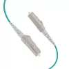 Glasfaserkabel EFB Elektronik O8303S10OM3 4x LC OM3 10 m Aqua Beige Schwarz