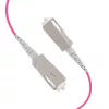 Glasfaserkabel EFB Elektronik O8301S10OM4 4x SC OM4 10 m Beige Schwarz Magenta
