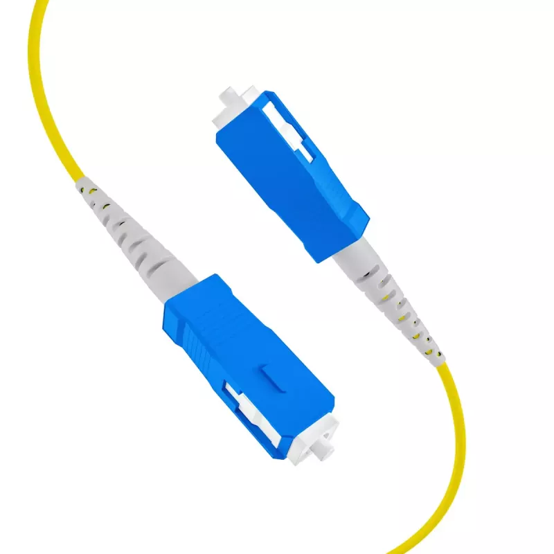 Lichtwellenleiterkabel EFB Elektronik O8321S10OS2 8x SC OS2 10 m Schwarz Blau Gelb