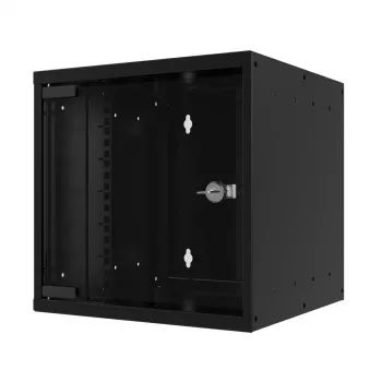 Wandmontierter Schrank EFB Elektronik WGB-1004TS.30 9U Schwarz