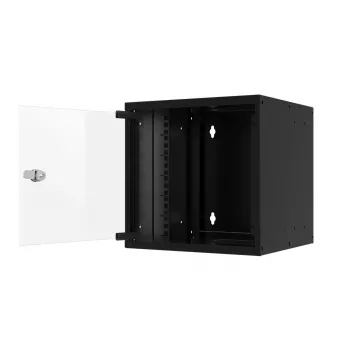 Wandmontageschrank EFB Elektronik WGB-1006TS.30 6U Schwarz