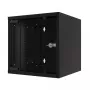 Wandmontageschrank EFB Elektronik WGB-1006TS.30 6U Schwarz
