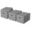 Aufbewahrungsbox ESSELTE 628287 rechteckig Karton grau 355×510×305 mm