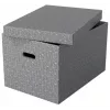 Aufbewahrungsbox ESSELTE 628287 rechteckig Karton grau 355×510×305 mm