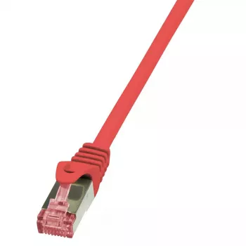 Netzwerkkabel LogiLink 0,25 m Rot RJ-45 Cat6 S/FTP