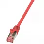 Netzwerkkabel LogiLink 0,25 m Rot RJ-45 Cat6 S/FTP