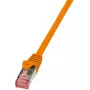 Netzwerkkabel LogiLink Cat.6 S/FTP RJ-45 1m Orange