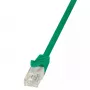 Netzwerkkabel LogiLink 0,5m RJ-45 Cat6 U/UTP Grün