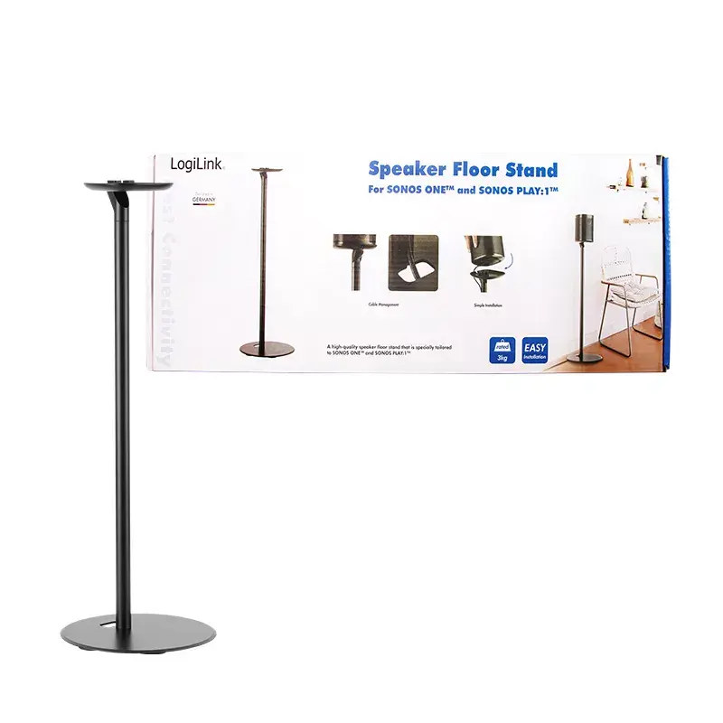 Lautsprecherständer, Logilink Lautsprecher-Ständer für SONOS ONE, ONE SL, BP0083, LOGILINK