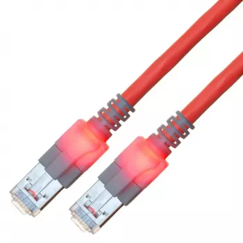 Netzwerkkabel Sacon 442605,025 Rot 25 m Cat6 S/FTP
