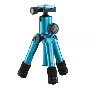 Tripod Mantona 21184 für Digital-/Filmkameras 3 Beine Blau