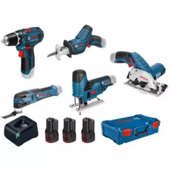 Bosch 0615A0017C 12V-Akku-5-teiliges Werkzeugset mit XL-Boxx
