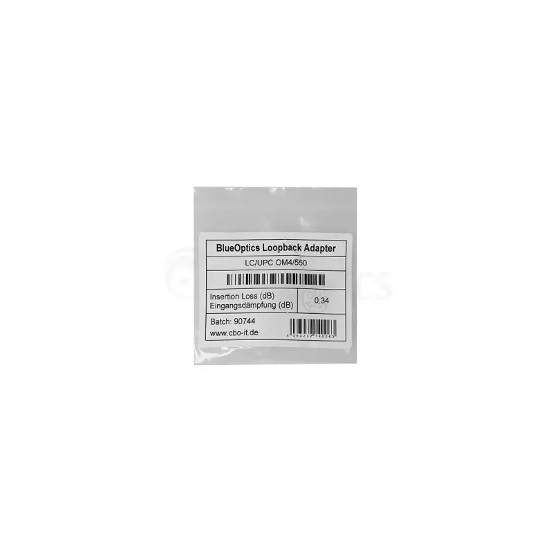Glasfaser-Adapter LC BlueOptics BOLBLCOM4 Schwarz Pink