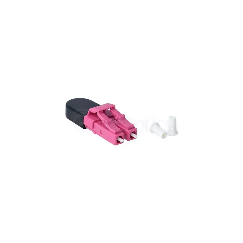 Glasfaser-Adapter LC BlueOptics BOLBLCOM4 Schwarz Pink